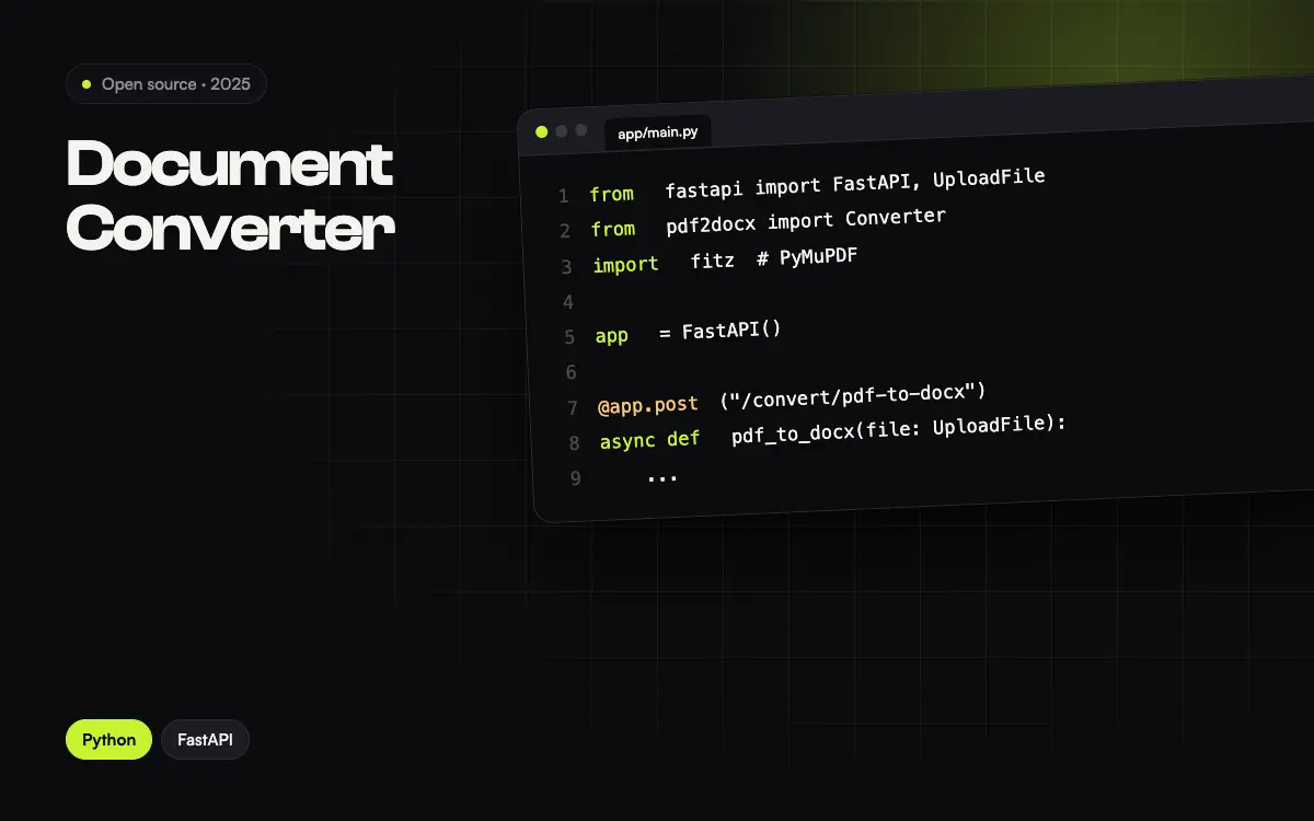 Document Converter project thumbnail