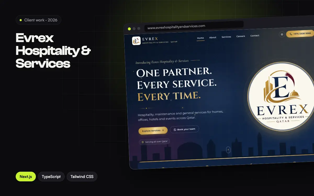 Evrex Hospitality & Services project thumbnail