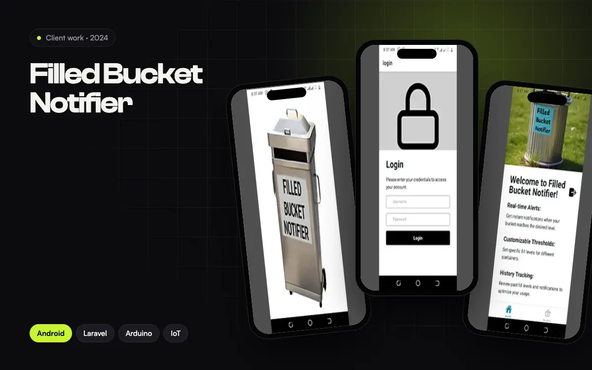 Filled Bucket Notifier project thumbnail